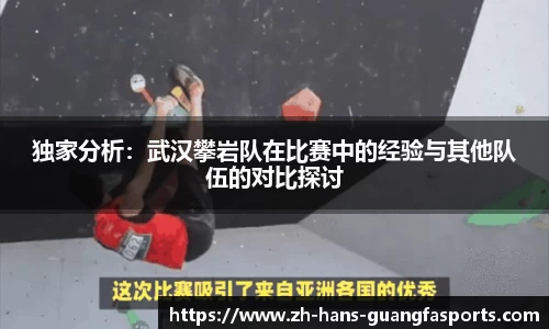 独家分析:武汉攀岩队在比赛中的经验与其他队伍的对比探讨